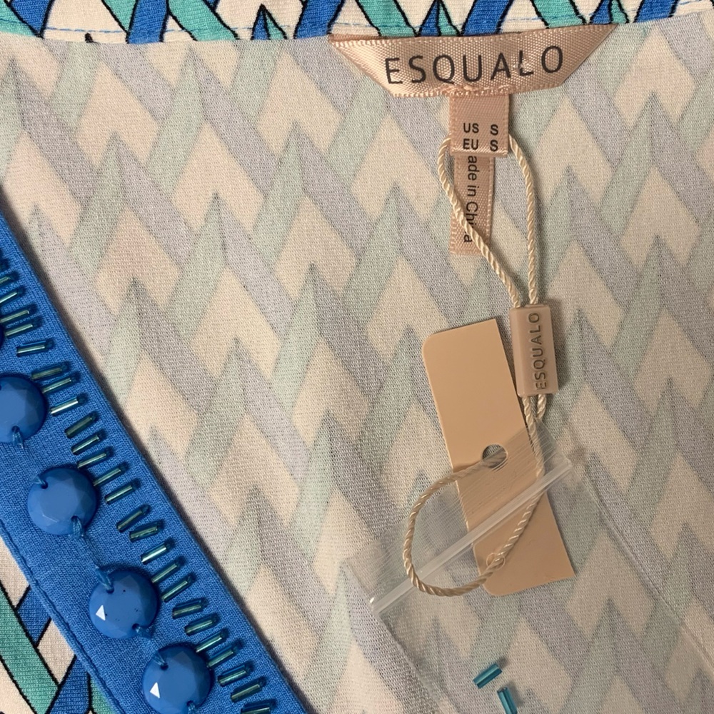 Esqualo New Blue Dress Size S - Picture 4 of 5